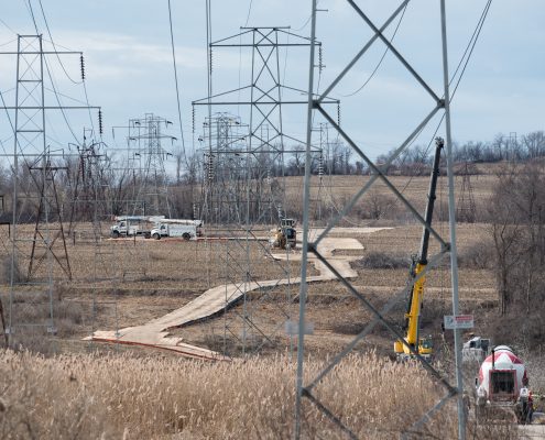 NEAT transmission system job site